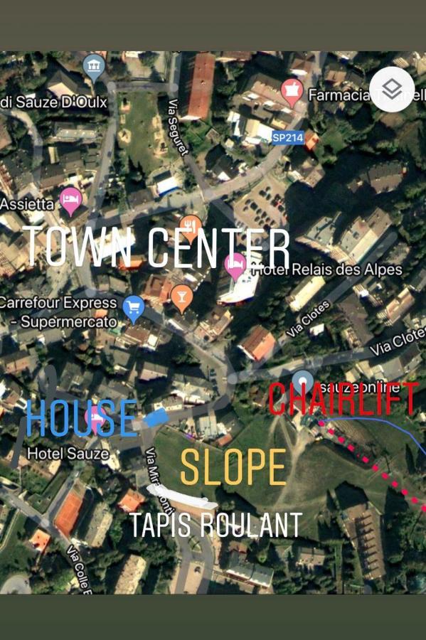 The Closest Location To The City Center And Chairlift Oulx Buitenkant foto